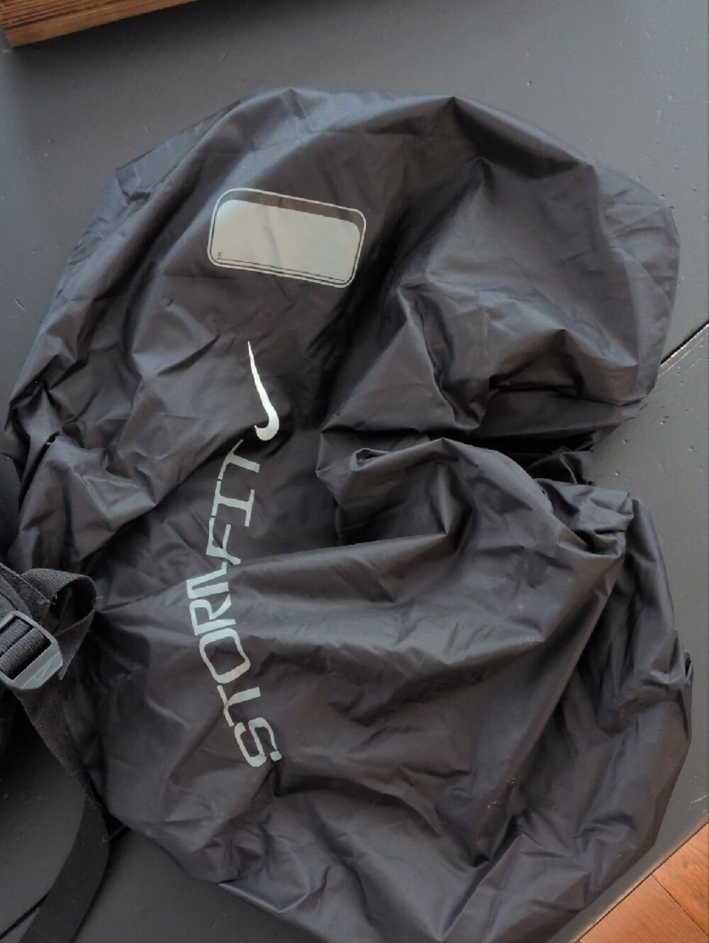 Nike Black Soccer Backpack with rain cover - Picture 3 of 7